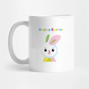 Easter Bunny similing face Mug